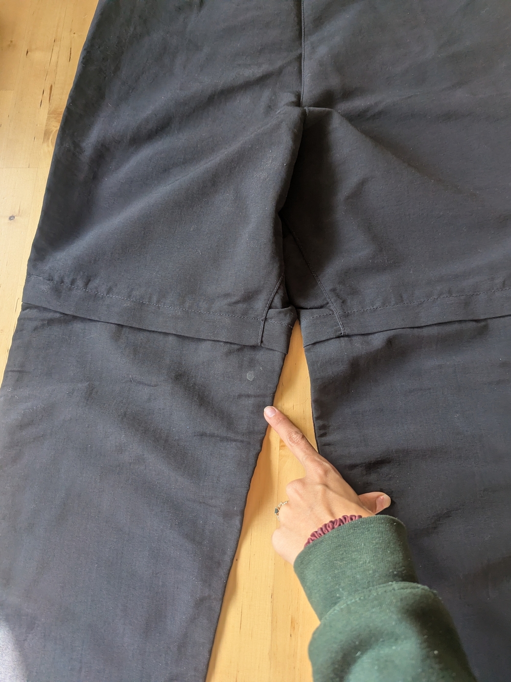 The North Face Men’s Black Convertible Hiking Pants 30x32 Gorpcore - Picture 11 of 13